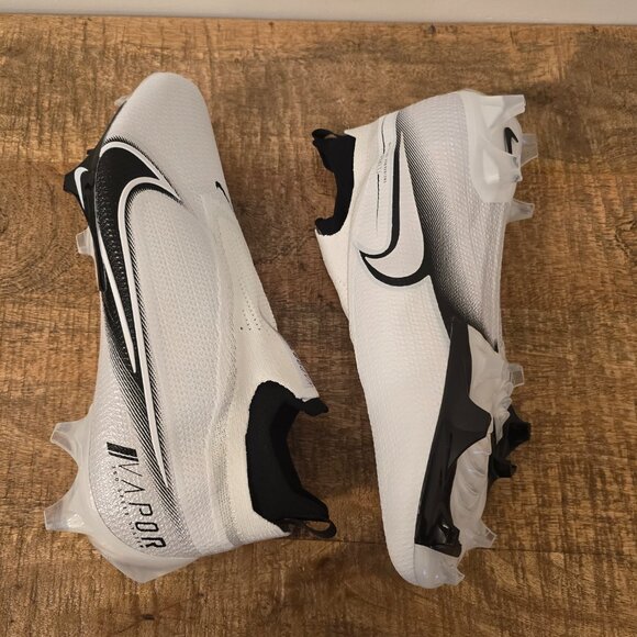 Nike Vapor Edge Elite 360 Flyknit Football Cleats White CV6317-100 Wide Fit main image 8